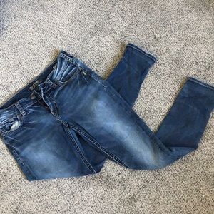 Suki Silver Skinny Jeans